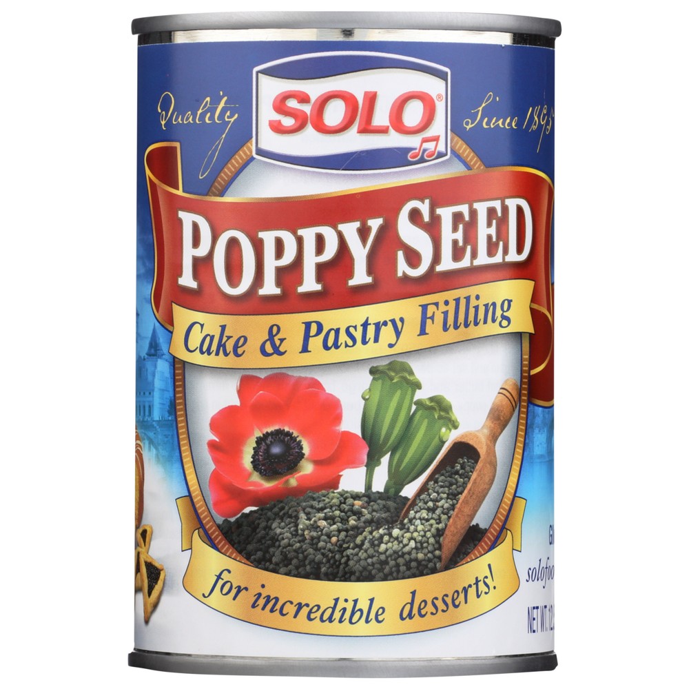 Solo Filling Poppy - 13 Ounce,  Case of 6