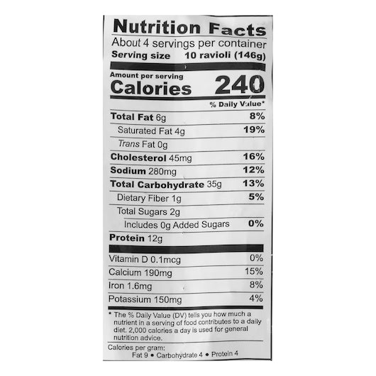 Celentano Spinach And Cheese Ravioli, 20 Ounces, 12 Per Case
