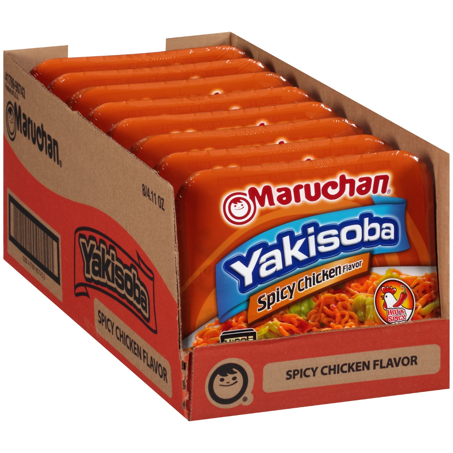 Maruchan Yakisoba Spicy Chicken 4.1100 Ounce Size - 8 Per Case
