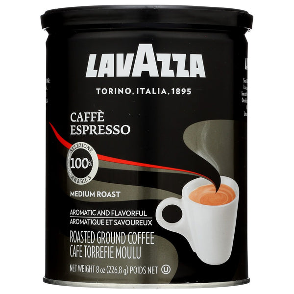 Lavazza Coffee Grnd Espresso Can - 8 Ounce, Case of 6