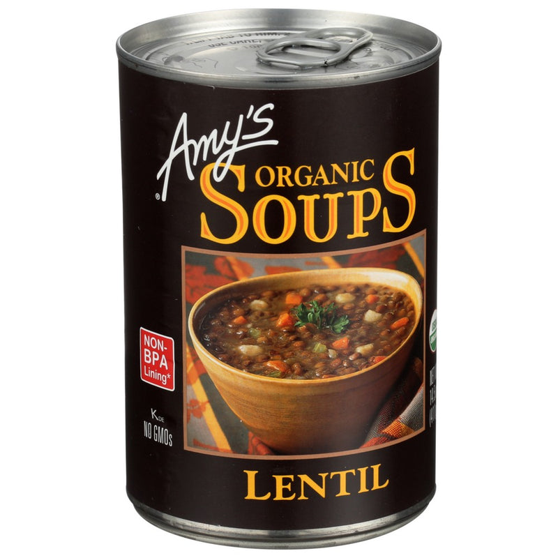 Amys Soup Lentil Organic - 15 Ounce, Case of 12