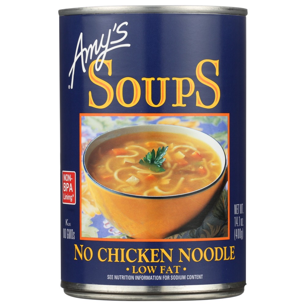 Amy's® 503, Amy's No Chicken Noodle Soup, Vegan,  Case of 12