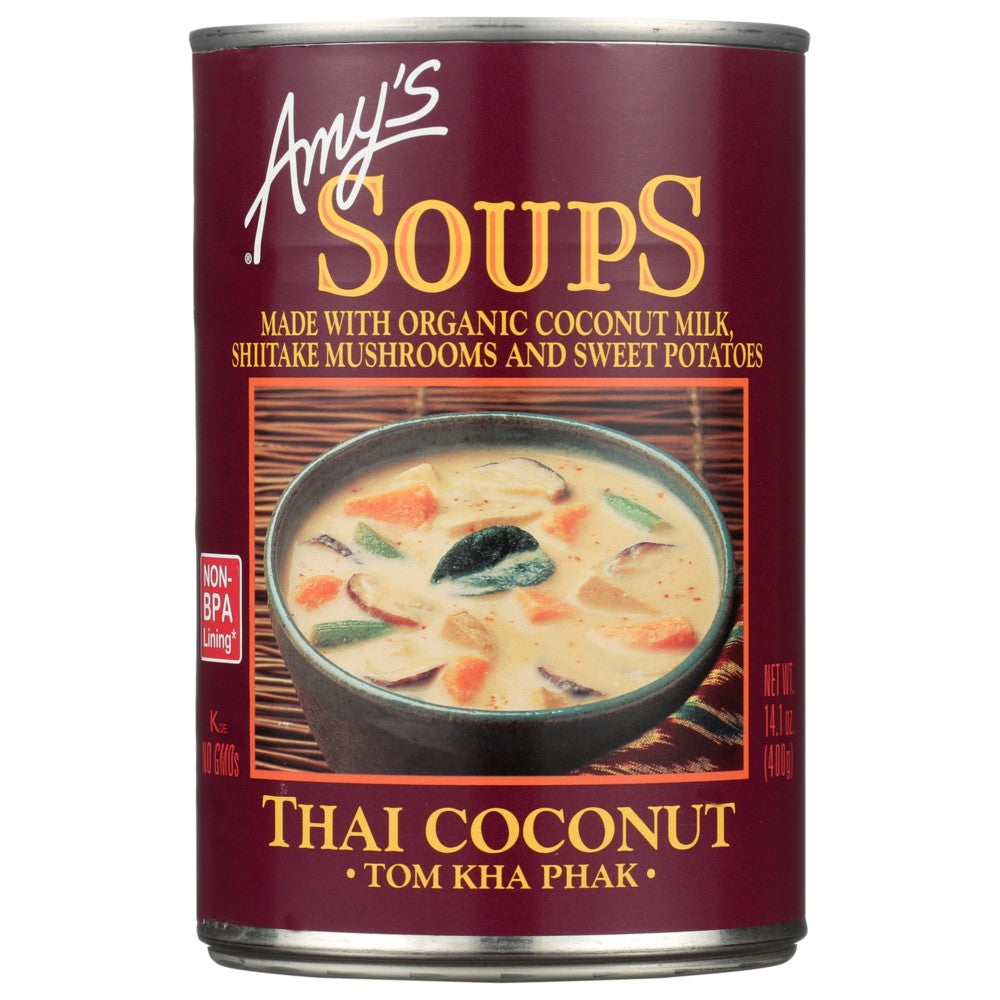 Amy's® 513, Amy’S Thai Coconut Soup (Tom Kha Phak),  Case of 12