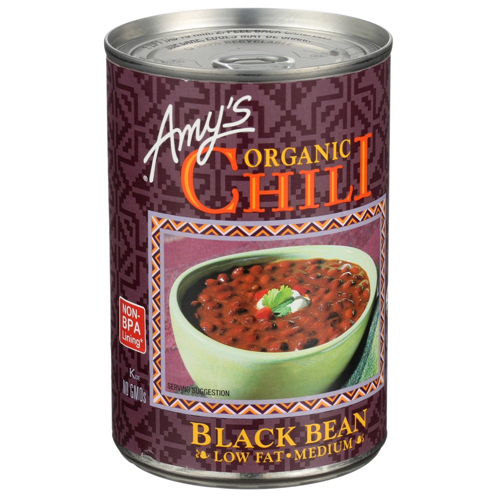 Amy's® 530, Amy's Black Bean Chili, Low Fat,  Case of 12