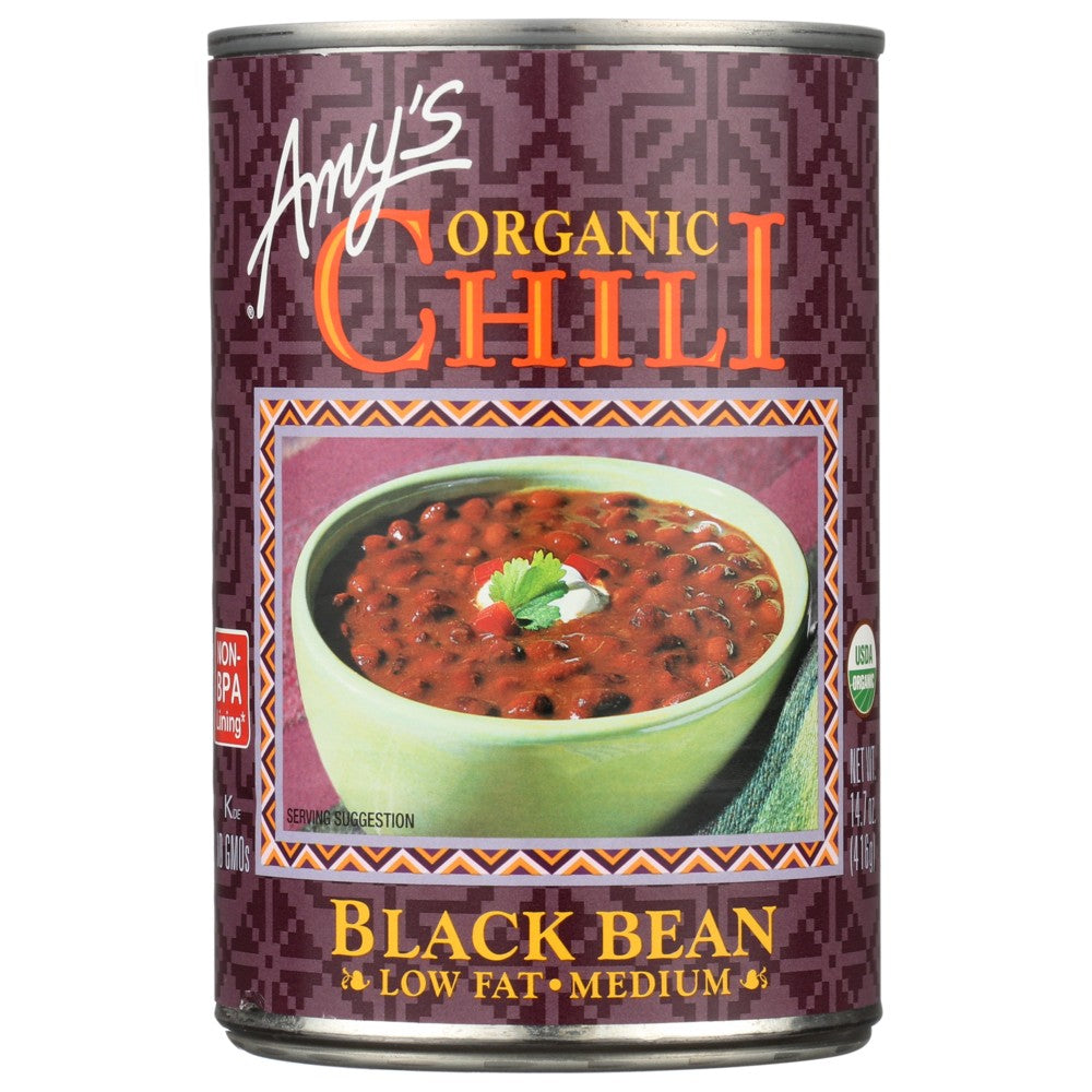 Amy's® 530, Amy's Black Bean Chili, Low Fat,  Case of 12