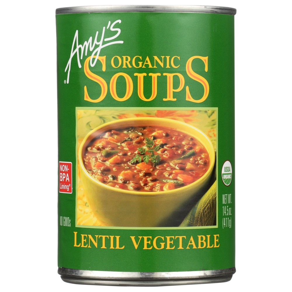 Amy's® 535, Amy's Lentil Vegetable Soup, Gluten Free,  Case of 12