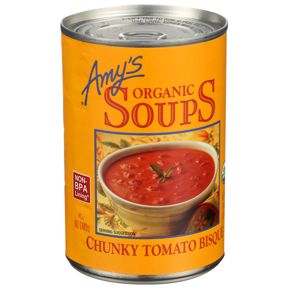 Amy's® 536, Amy's Chunky Tomato Bisque Soup, Gluten Free,  Case of 12