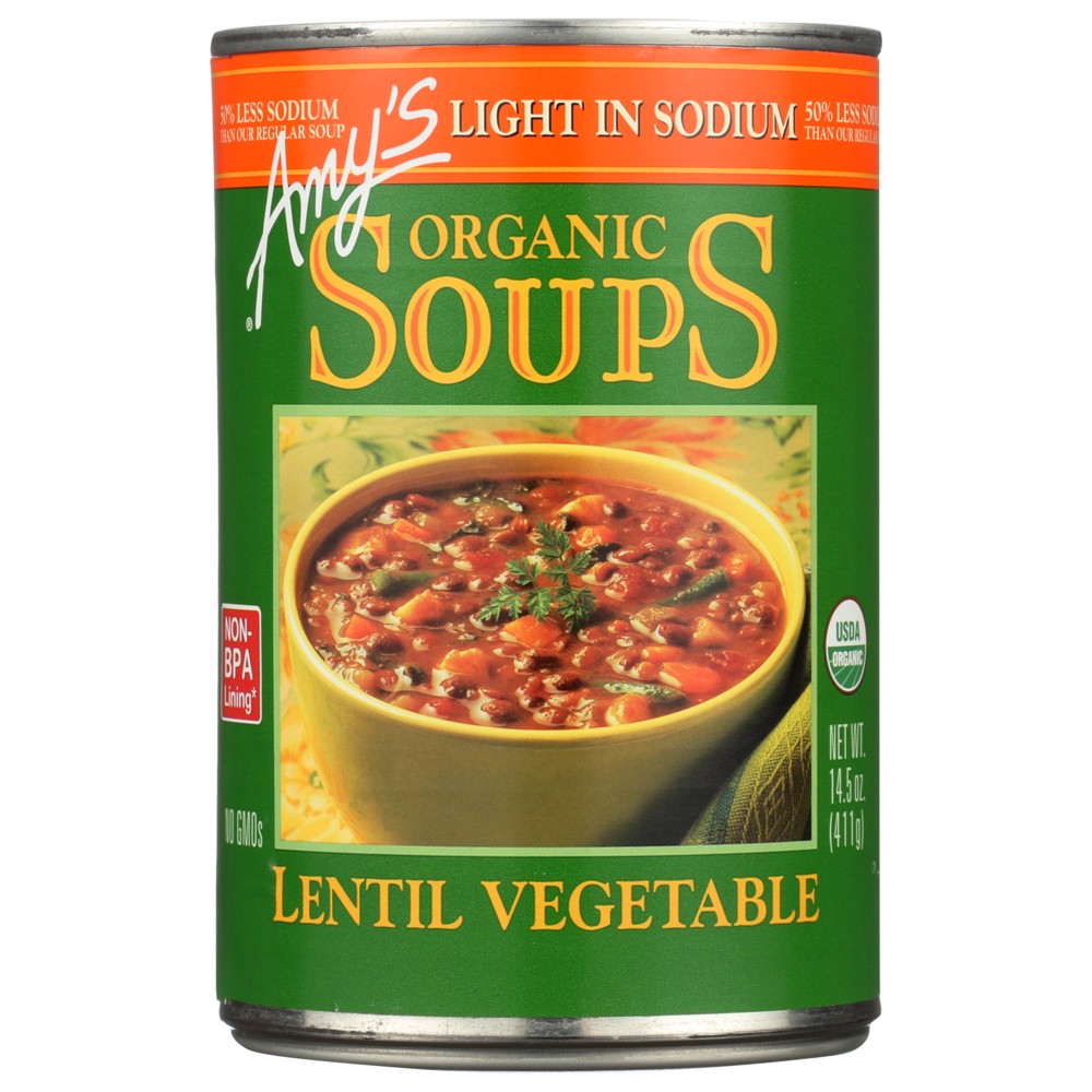 Amy's® 582, Amy’S Organicanic Lentil Vegetable Soup, Lis,  Case of 12