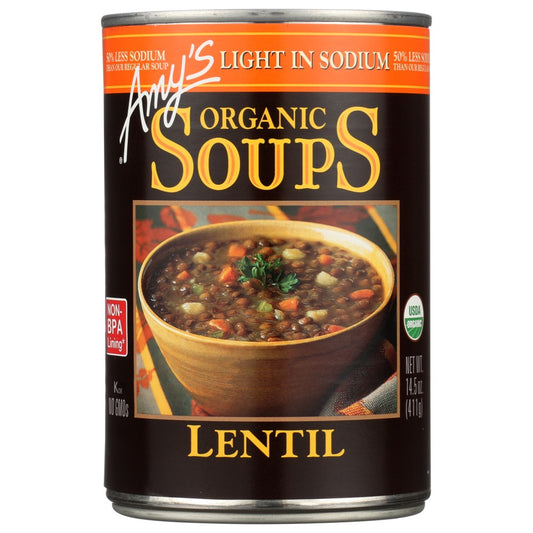 Amy's® 583, Amy's Lentil Soup, Light In Sodium,  Case of 12