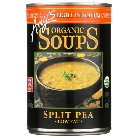 Amy's® 584, Amy's Split Pea Soup, Light In Sodium,  Case of 12