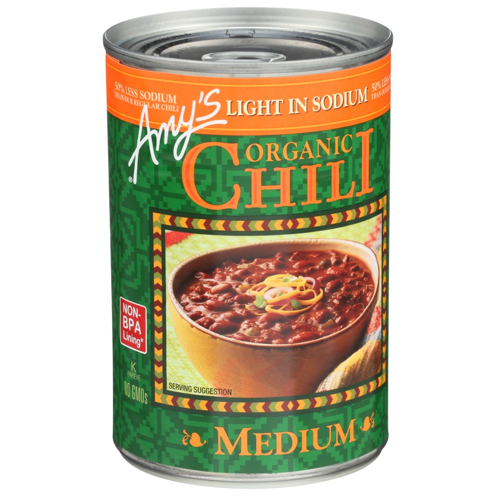 Amy's® 587, Amy's Medium Chili, Light In Sodium,  Case of 12