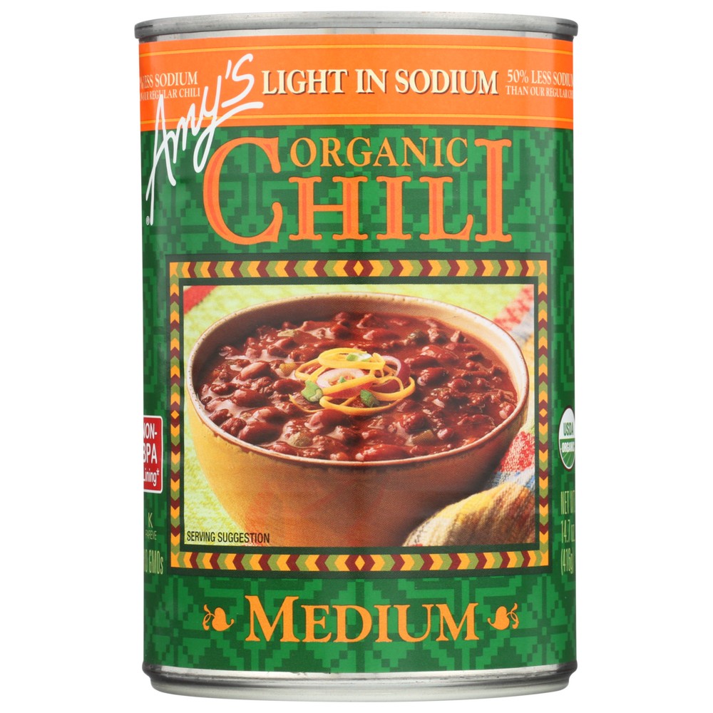 Amy's® 587, Amy's Medium Chili, Light In Sodium,  Case of 12