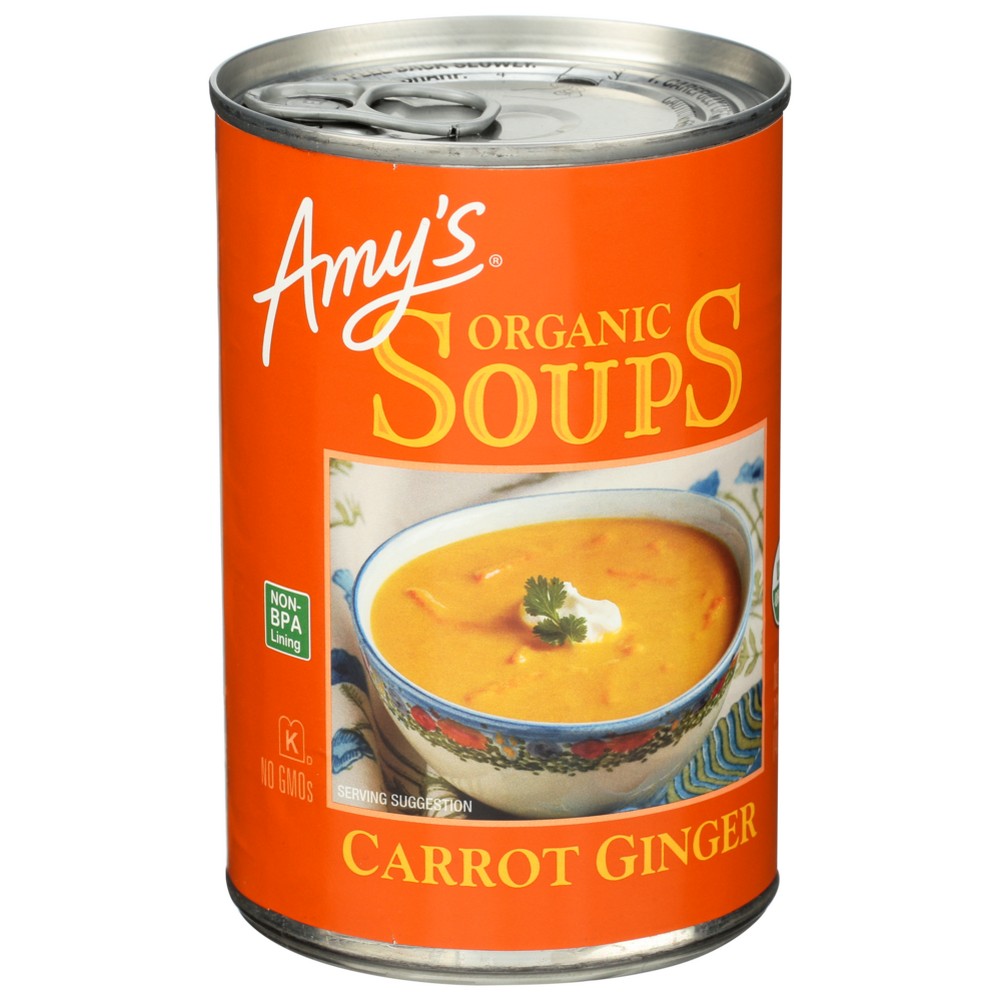 Amy's® 740, Organicanic Carrot Ginger Soup 14.2 Ounce,  Case of 12