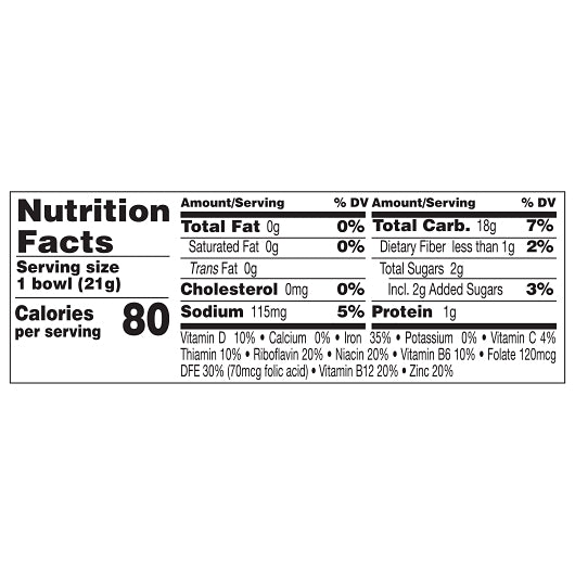 Post Consumer Brands Post Corn Flakes Cereal Bowl, 0.75 Ounce, 96 Per Case