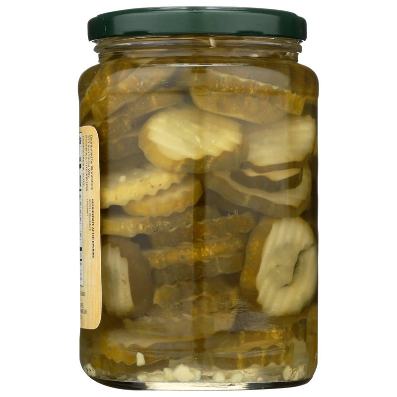 Woodstock Pickles Dill Kshr Sliced Or - 24 Ounce, Case of 6