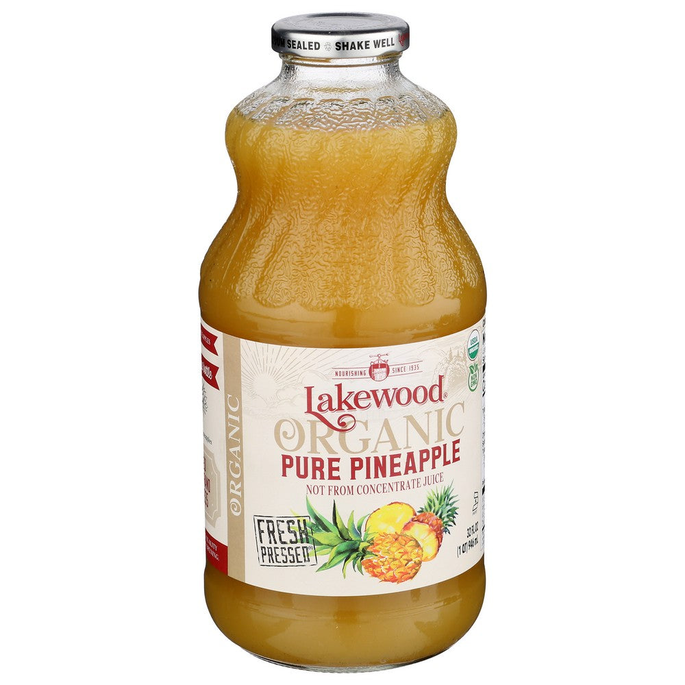 Lakewood Loq5, Juice Pineapple Pure Og Pure Pineapple, Og 32 Fluid Ounce,  Case of 6