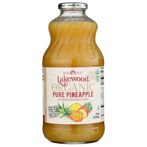 Lakewood Loq5, Juice Pineapple Pure Og Pure Pineapple, Og 32 Fluid Ounce,  Case of 6