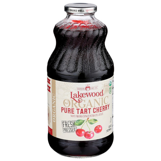 Lakewood Juice Cherry Tart Pure Organic - 32 Fluid Ounce,  Case of 6