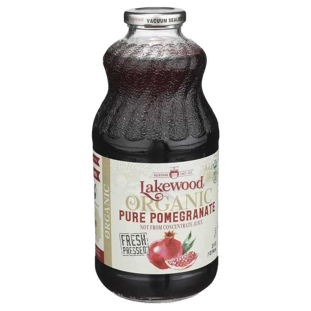 Lakewood Loq35, Pure Pomegranate Organicanic Pure Pomegranate 32 Fluid Ounce,  Case of 6