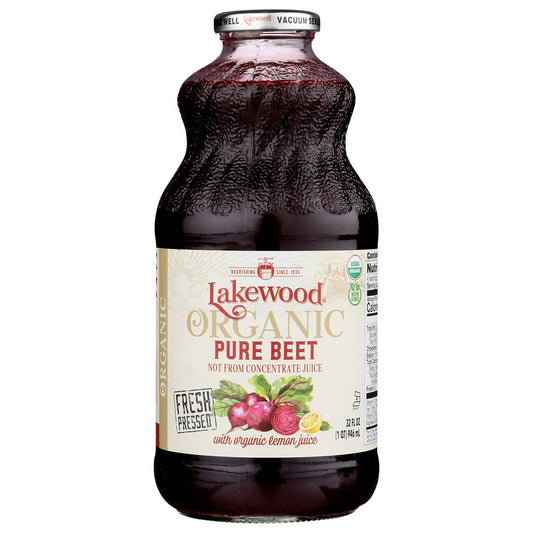 Lakewood, Pure Beet, Organic 32 Fluid Ounce,  Case of 6