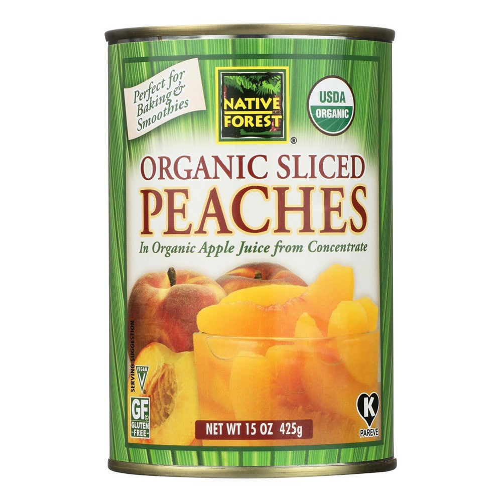 Native Forest - Peaches Og2 Sliced - Case of 12-15 OZ