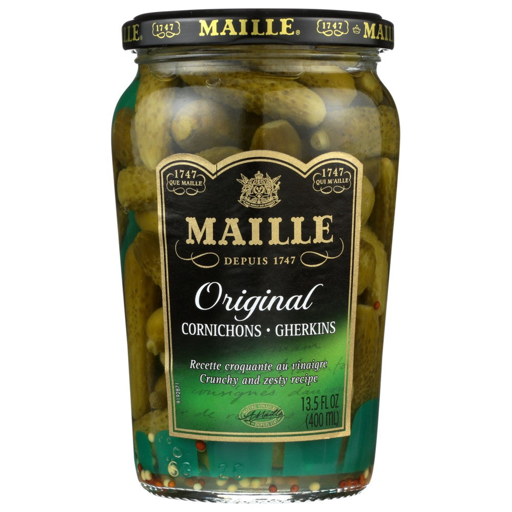 Maille 91010, Maille Cornichons, 13.5 Fl. Oz. Jar,  Case of 12