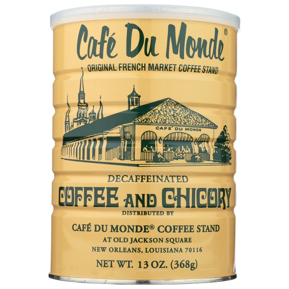 Café Du Monde 2012,  Decaf Coffee And Chicory 13 Ounce,  Case of 12