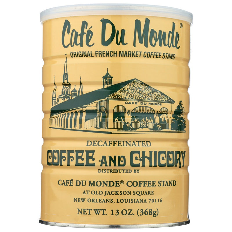 Cafe Du Mond Coffee N Chicory Decaf - 13 Ounce, Case of 12