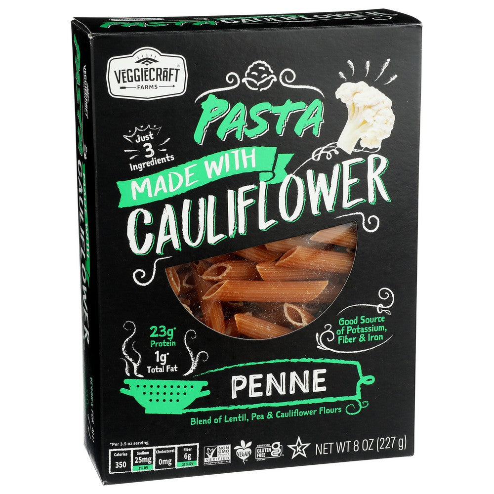 Veggiecraft Farms® 16792,  Cauliflower Penne Pasta 8 Ounce,  Case of 12