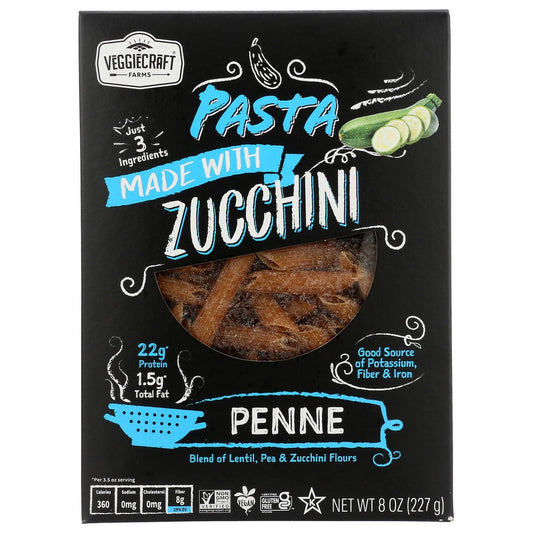 Veggiecraft 16798,  Zucchini Penne Pasta 8 Ounce,  Case of 12