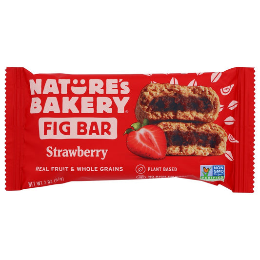 Nature's Bakery 1501090090, Nature’S Bakery Fig Bar, Strawberry, 2 Oz.,  Case of 12