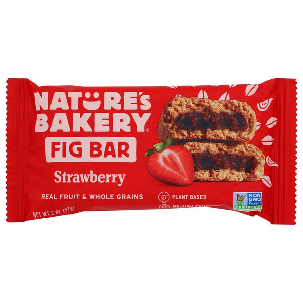 Natures Bakery Bar Fig Ww Strwbrry 12ct - 2 Ounce, Case of 12