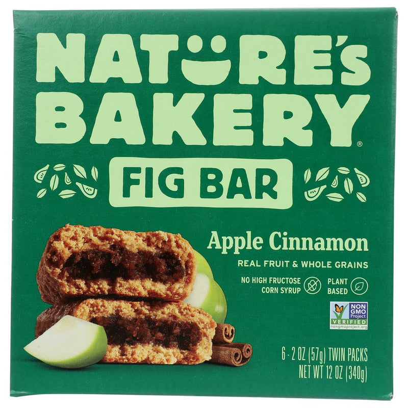 Natures Bakery Bar Fig Ww Appl Cinn 6ct - 12 Ounce, Case of 6