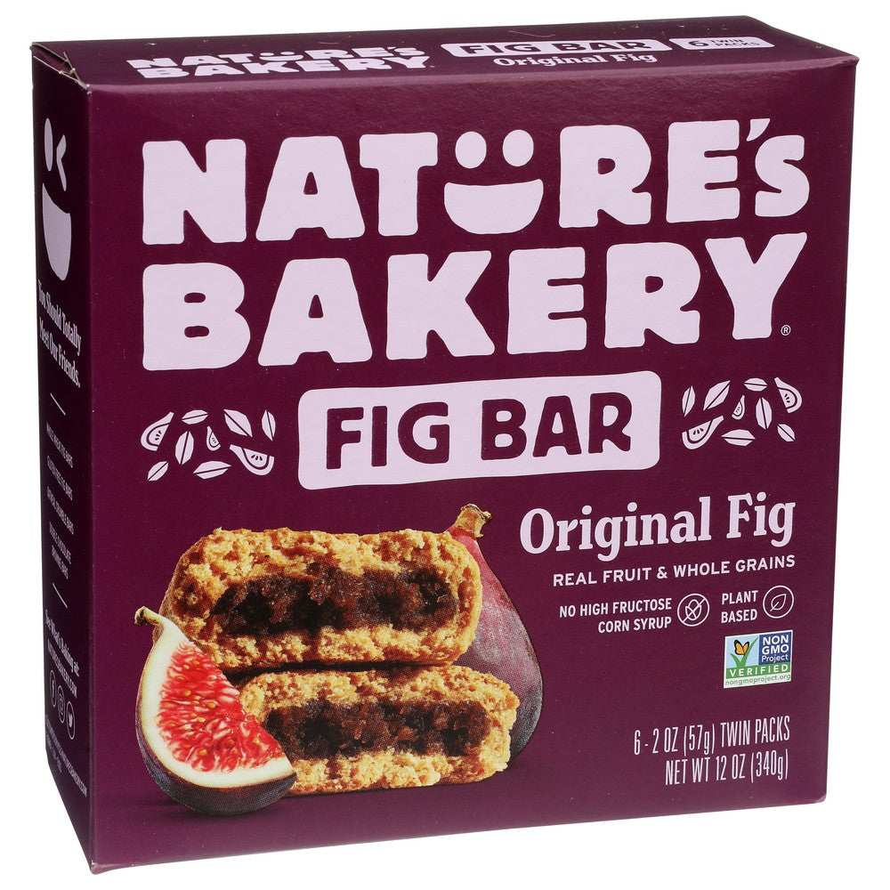 Nature's Bakery 1501030330, Nature's Bakery Stone Ground Whole Wheat Fig Bars, 6 Bars,  Case of 6