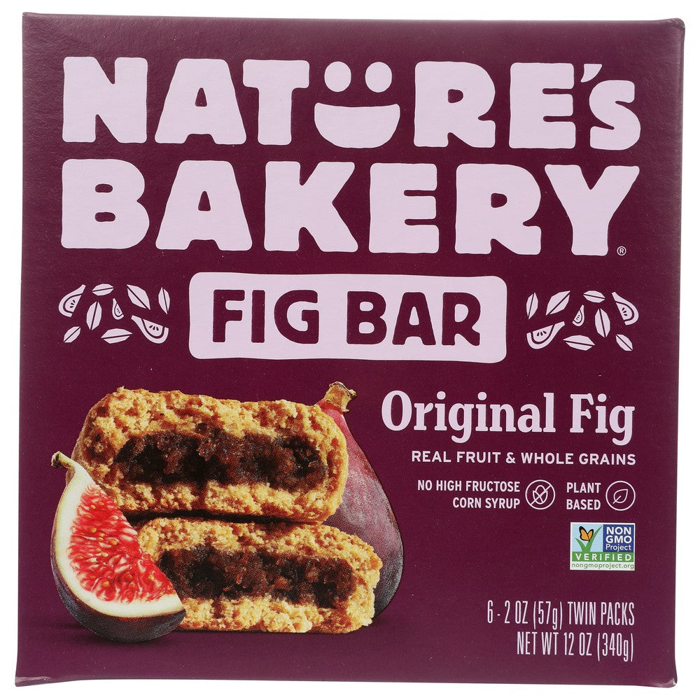 Nature's Bakery 1501030330, Nature's Bakery Stone Ground Whole Wheat Fig Bars, 6 Bars,  Case of 6