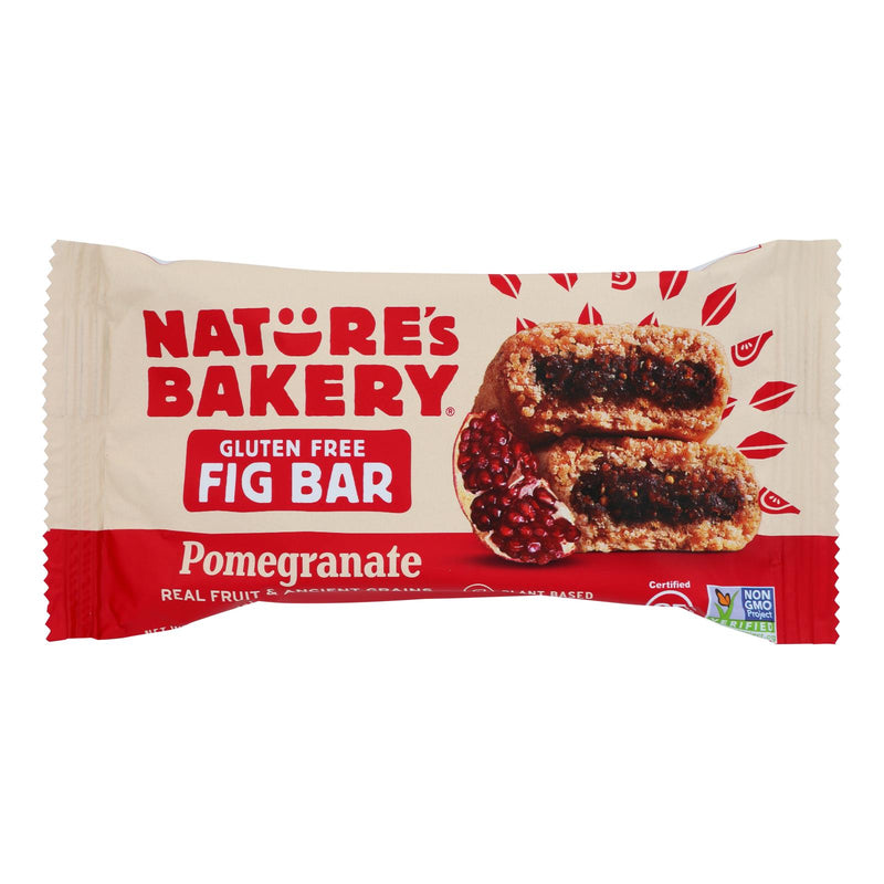 Nature's Bakery Gluten Free Fig Bar - Pomegranite - Case of 12 - 2 Ounce.