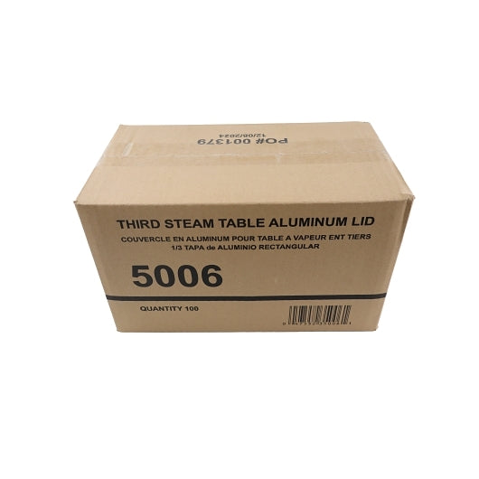 Western Plastics Third Steam Foil Lids, Case Of 100