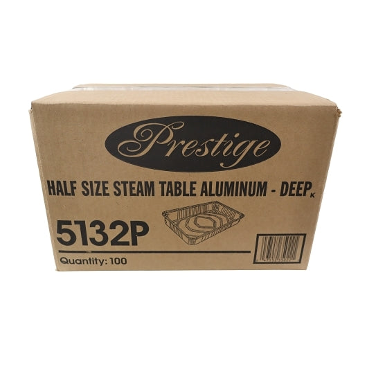 Western Plastics Half Steam Deep Pan - 100 Each