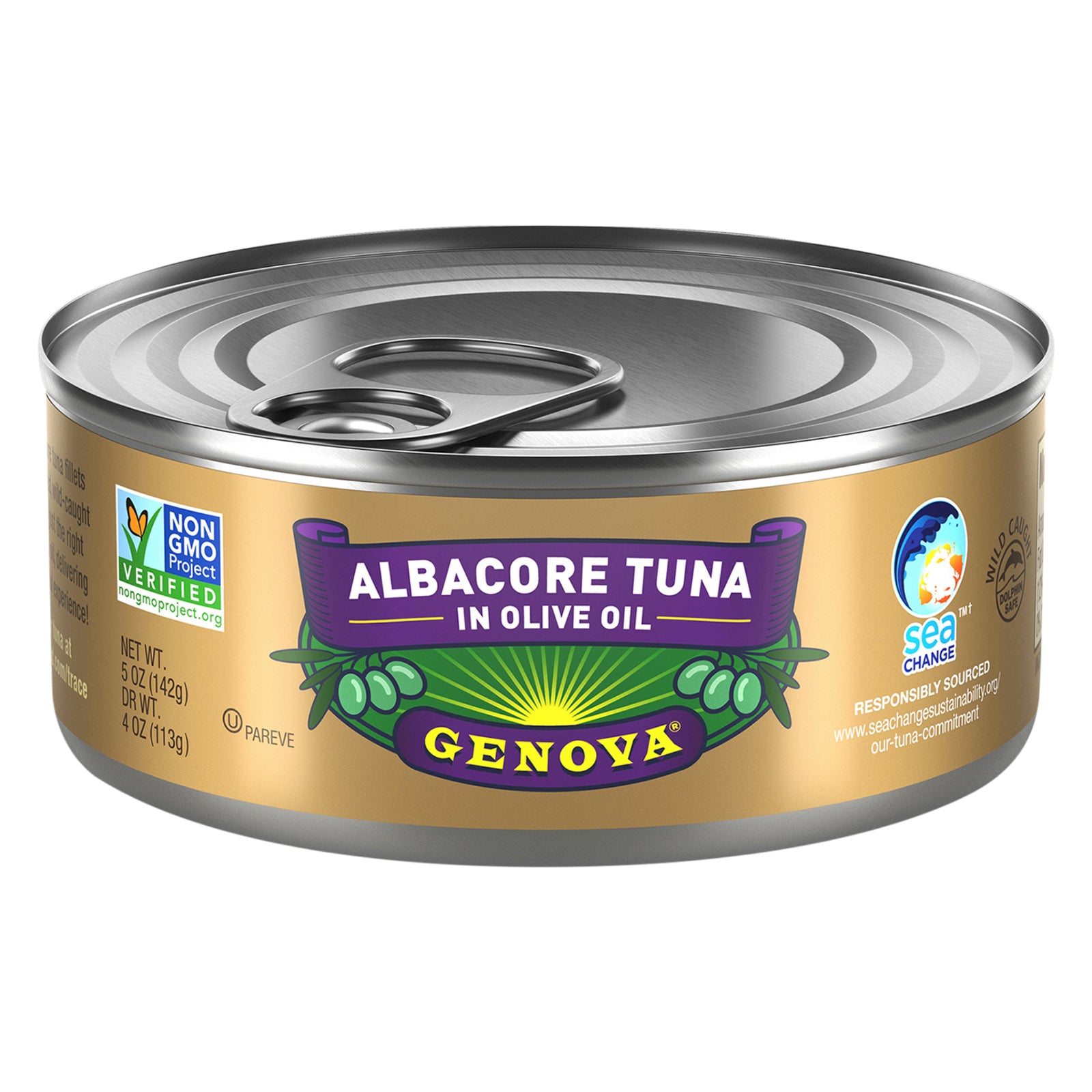 Genova - Albacore Tuna In Olv Oil - Case of 12-5 OZ