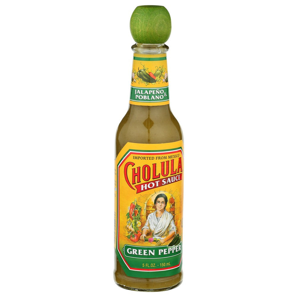 Cholula® Wxus606, Cholula Hot Sauce, Green Pepper, 5 Fl. Oz. ,  Case of 12