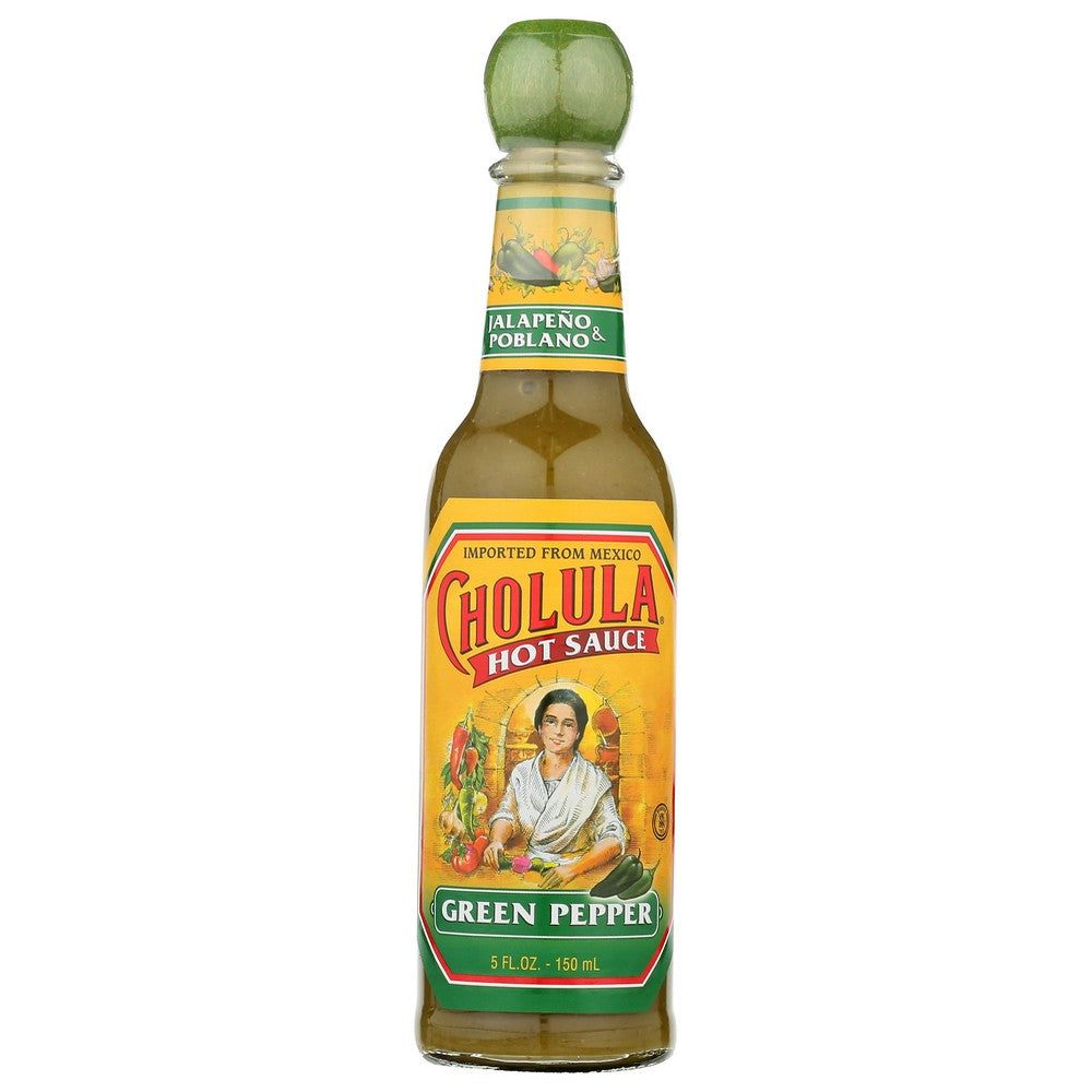 Cholula® Wxus606, Cholula Hot Sauce, Green Pepper, 5 Fl. Oz. ,  Case of 12