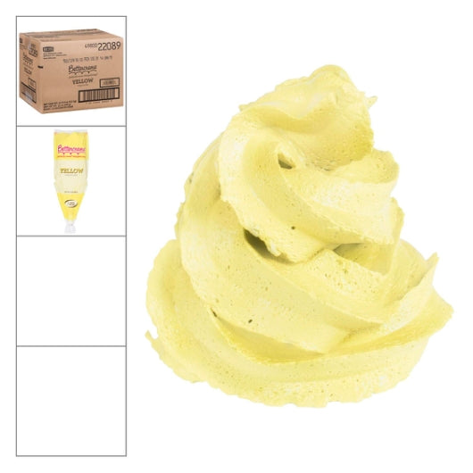 Bettercreme Icing Yellow Pre Whipped 0.75 Pound Each - 15 Per Case.