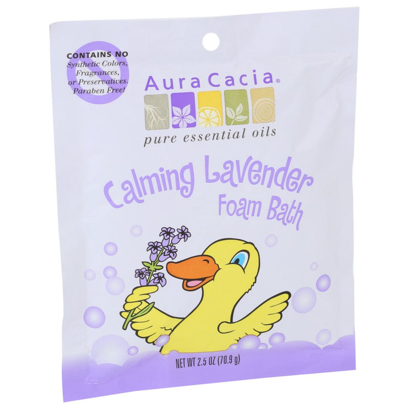 Aura Cacia Bath Foam Kid Calming - 3 Ounce, Case of 6