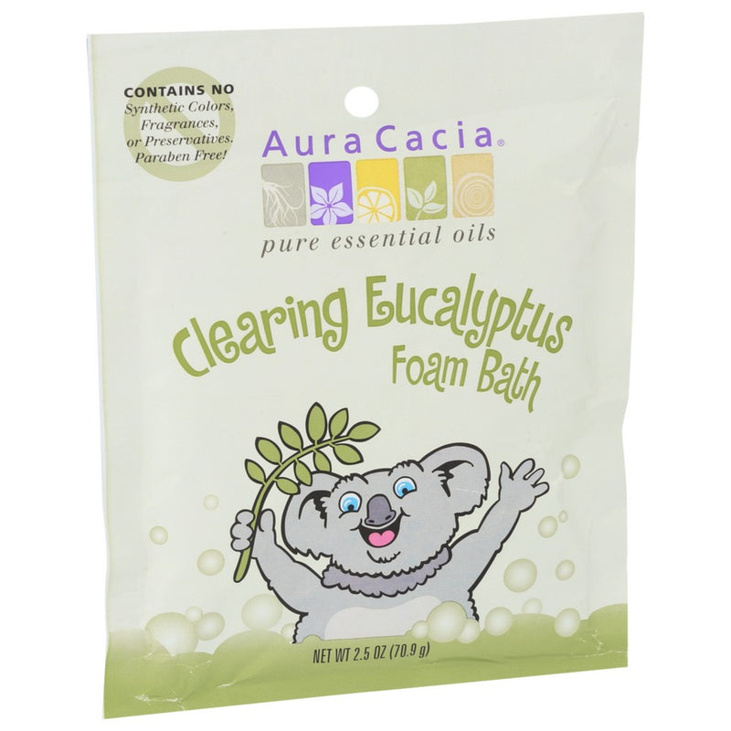 Aura Cacia Bath Foam Kid Clearing - 3 Ounce, Case of 6