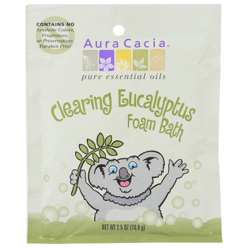 Aura Cacia Bath Foam Kid Clearing - 3 Ounce, Case of 6