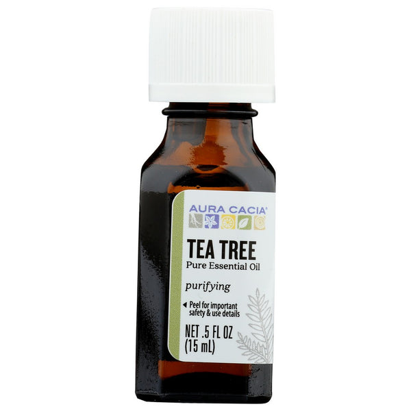 Aura Cacia Essential Oil Tea Tree - 1 Ounce, Case of 1