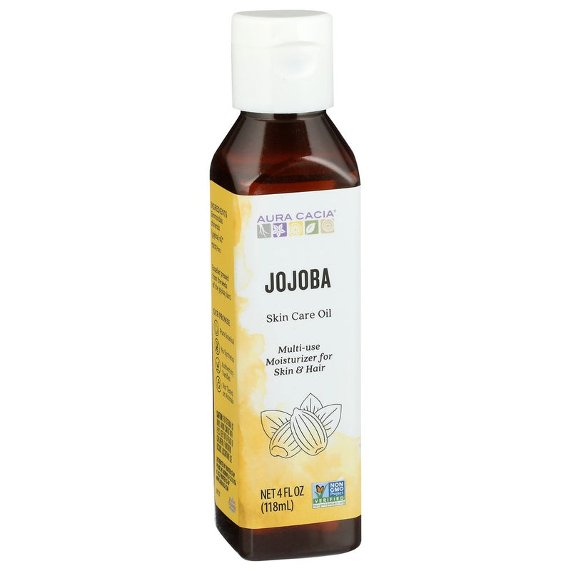 Aura Cacia Oil Skincare Jojoba - 4 Ounce, Case of 1