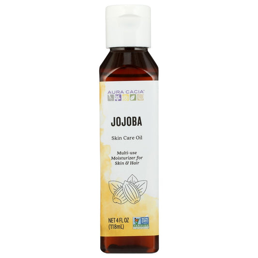 Aura Cacia® 191172, Aura Cacia Skincare Oil, Balancing Jojoba, 4 Fl. Oz. Bottle,  Case of 1