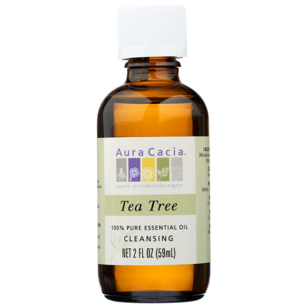 Aura Cacia Essential Oil Tea Tree - 2 Ounce, Case of 1