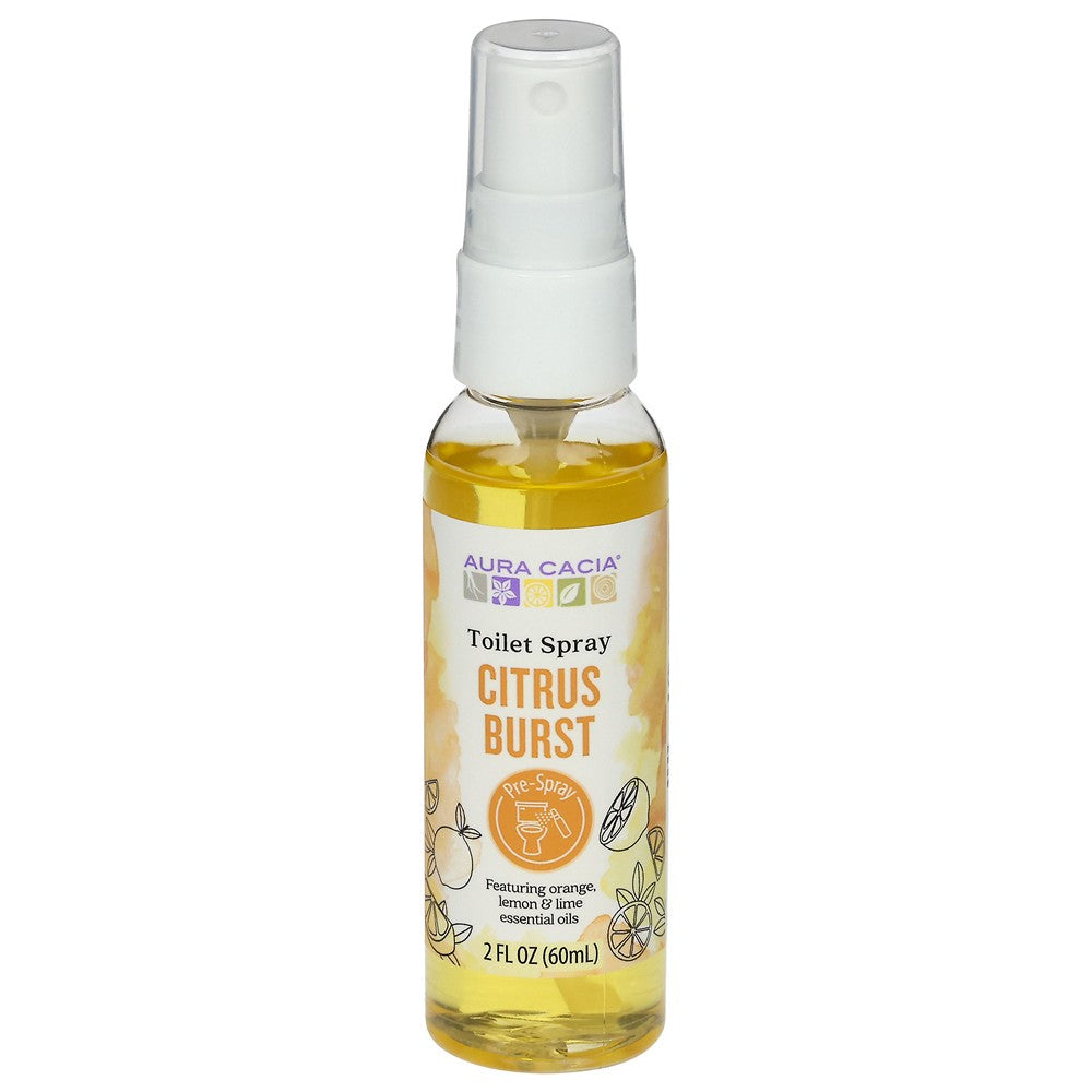 Aura Cacia - Toilet Spry Citrus Burst - EA of 1-2 FZ